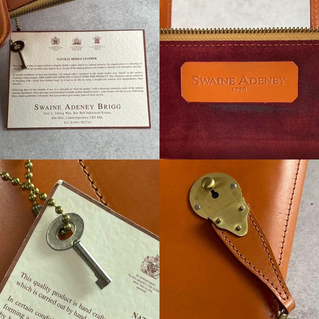 極美品英国製！スウェインアドニーブリッグ ソールズベリーフォリオブライドルレザー