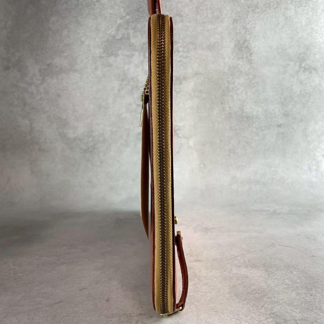 極美品英国製！スウェインアドニーブリッグ ソールズベリーフォリオブライドルレザー