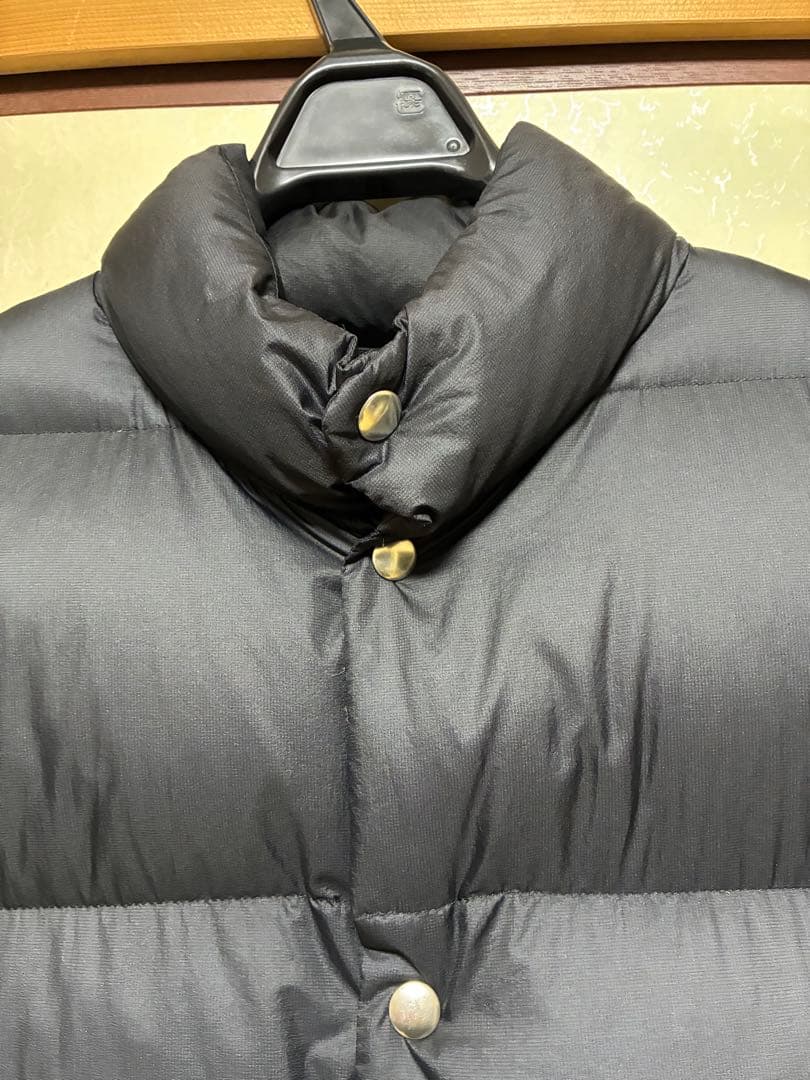 COMOLI DOWN VESTダウンベスト22AW サイズ1 BLACK