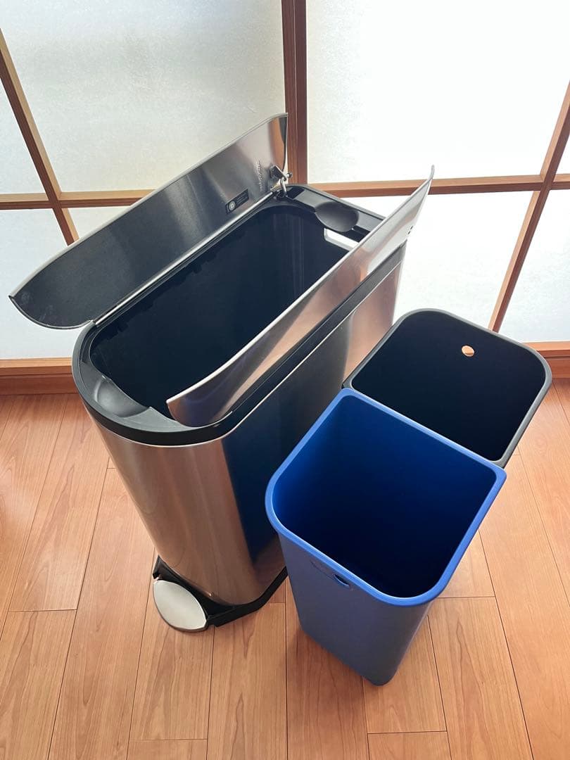 simplehuman/シンプルヒューマン　バタフライステップカン　40L