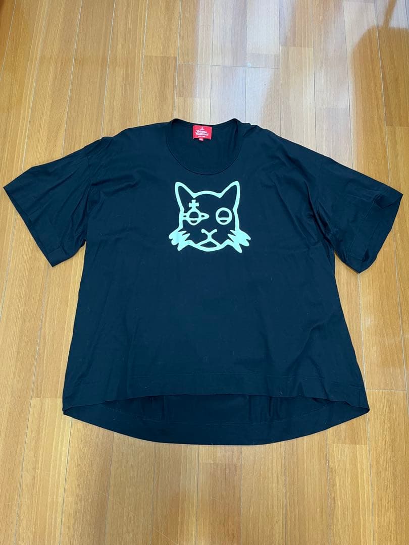ヴィヴィアンウエストウッド　レッドレーベル　Ｔシャツ　オーブ　ネコ猫
