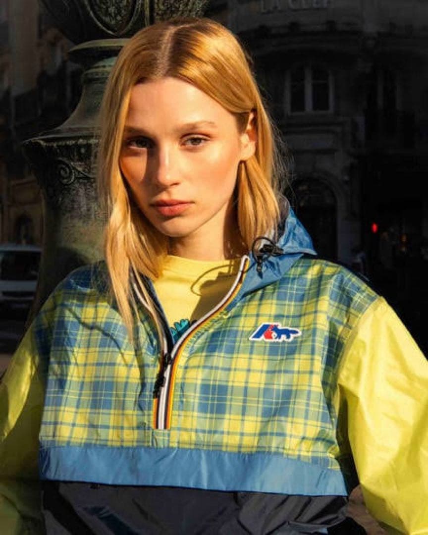 メゾンキツネ　MAISON KITSUNE×K-WAY ナイロンジャケット　美品