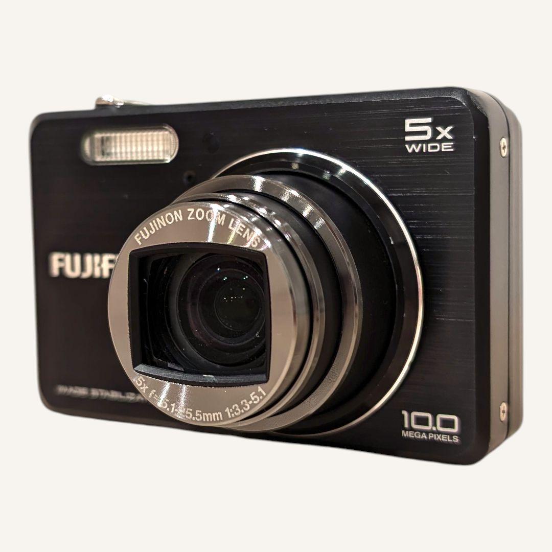 美品 動作確認済 FUJIFILM J250 デジカメ ブラック 充電器