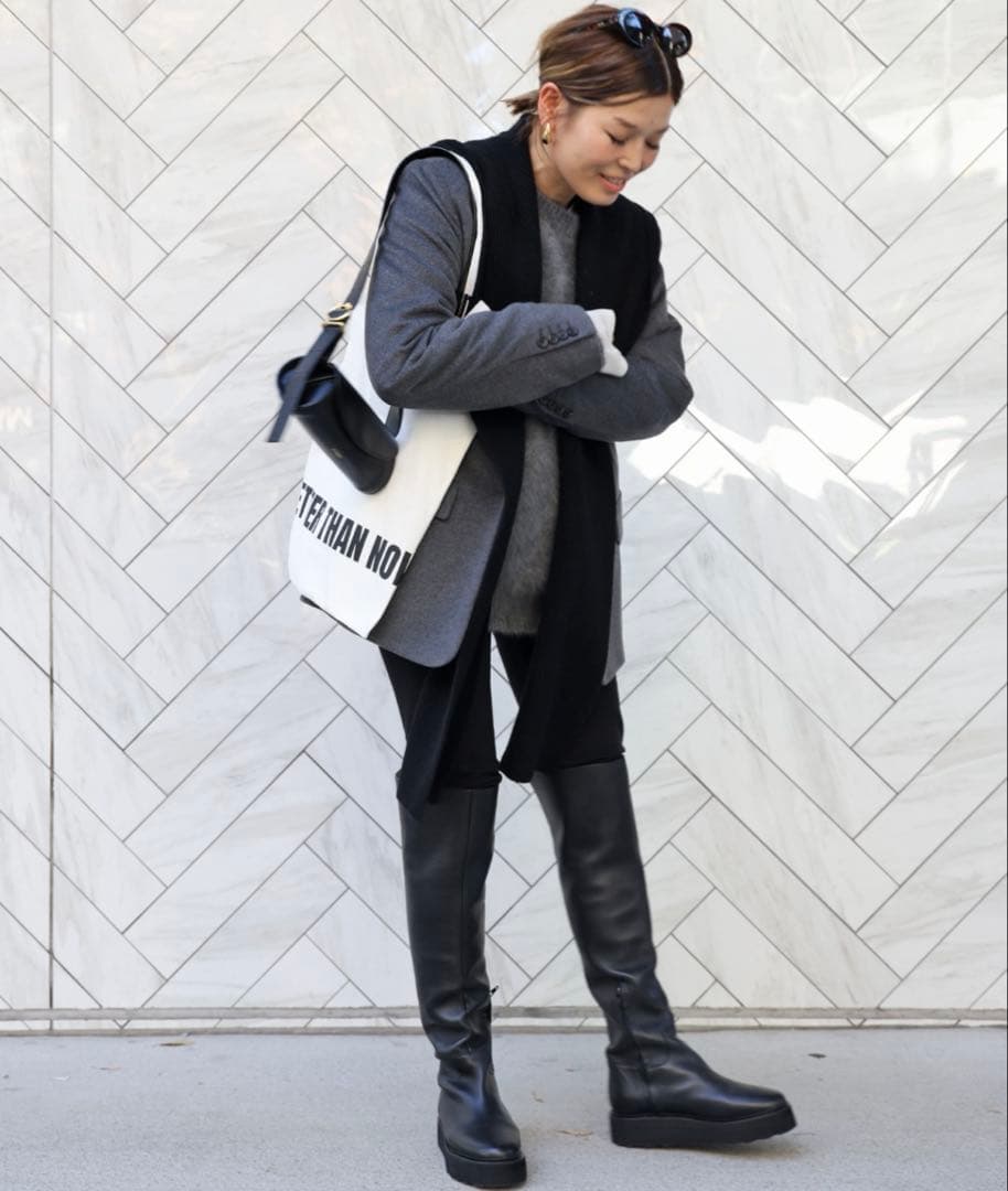 別注 CAMINANDO カミナンド ドゥーズィエムクラス ニーハイブーツ 38