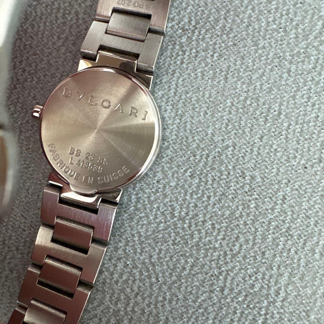 ブルガリ BB23SS 黒文字盤 12Pダイヤ