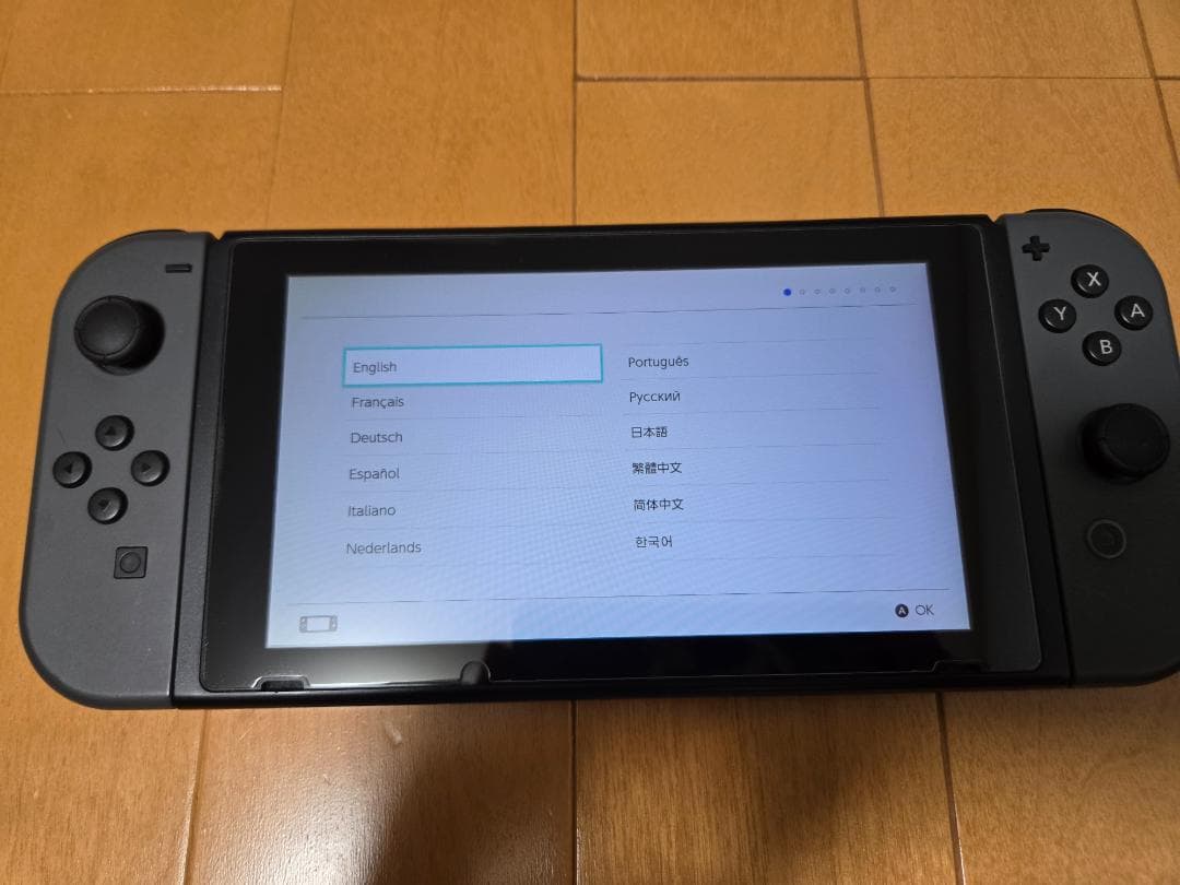 初期ロット Nintendo Switch 本体