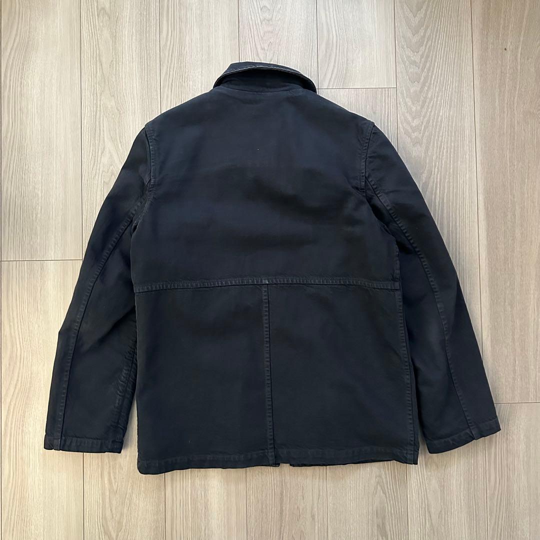 【A.P.C】GARMENT DYED VINTAGE COVERALL BLK