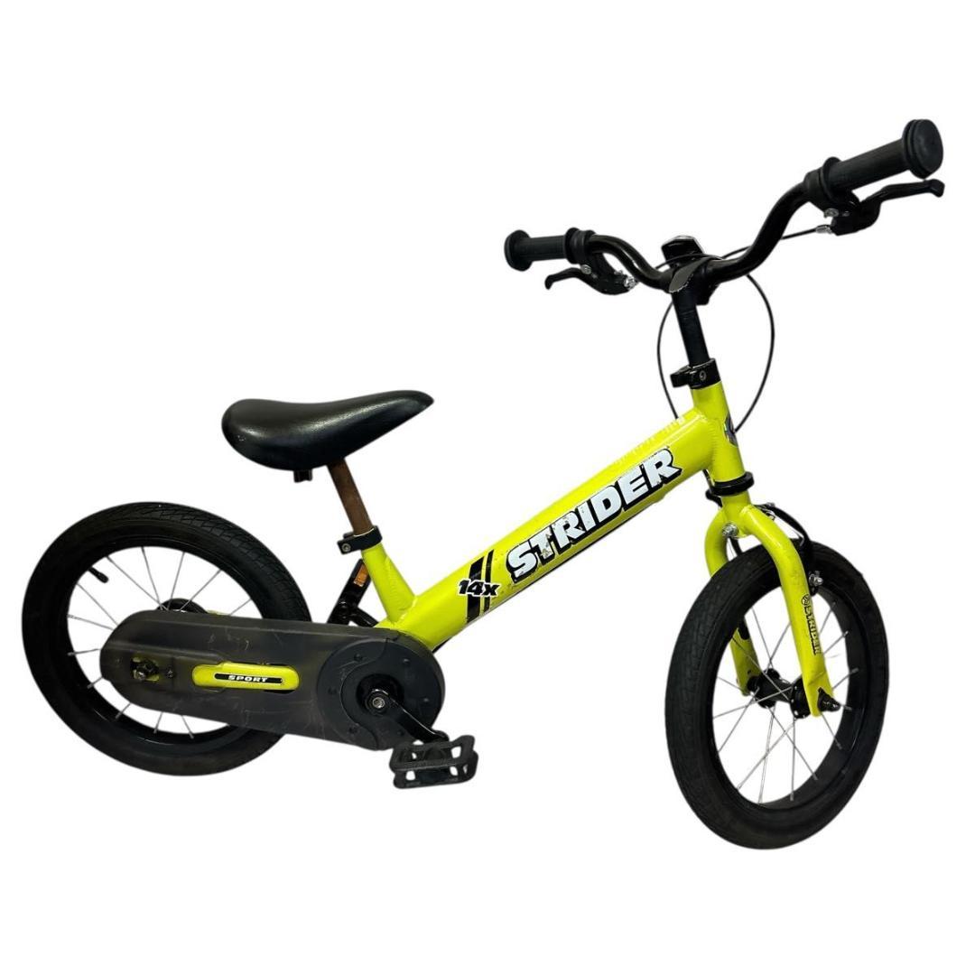 希少　ストライダー　14x イエロー ブレーキ　ペダル付き STRIDER