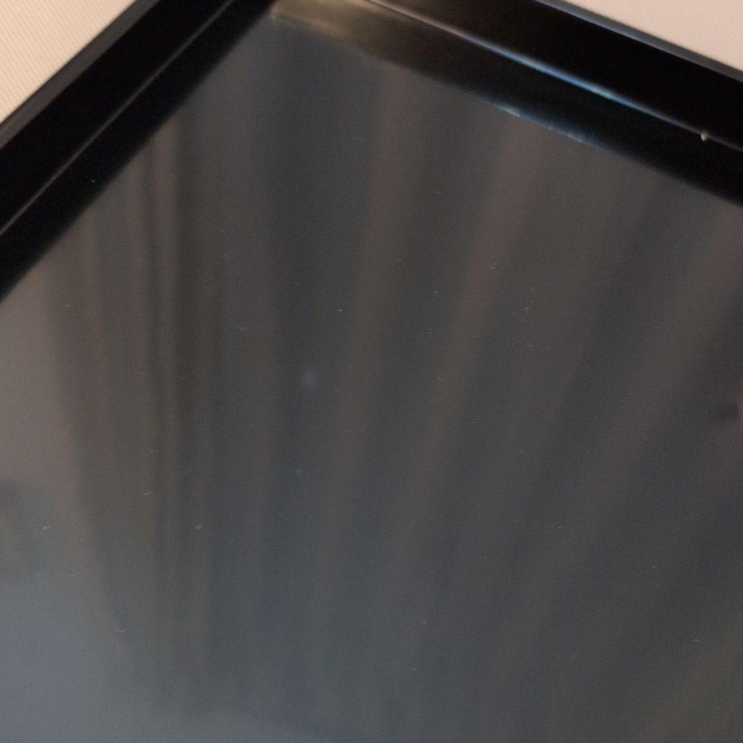 美品 懐石道具 懐石膳 四方盆 茶道具 本漆塗 五客 正角膳 紙箱入り