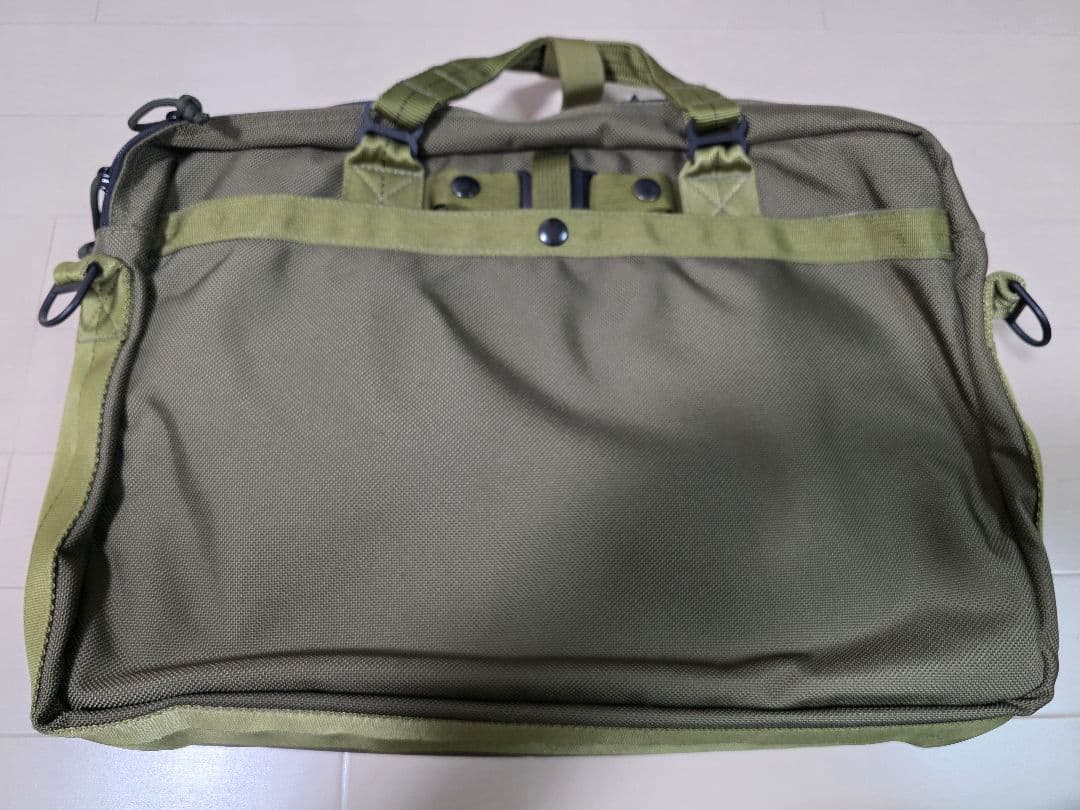 美品☆ブリーフィング 2way ビジネスバッグ ショルダー グリーン