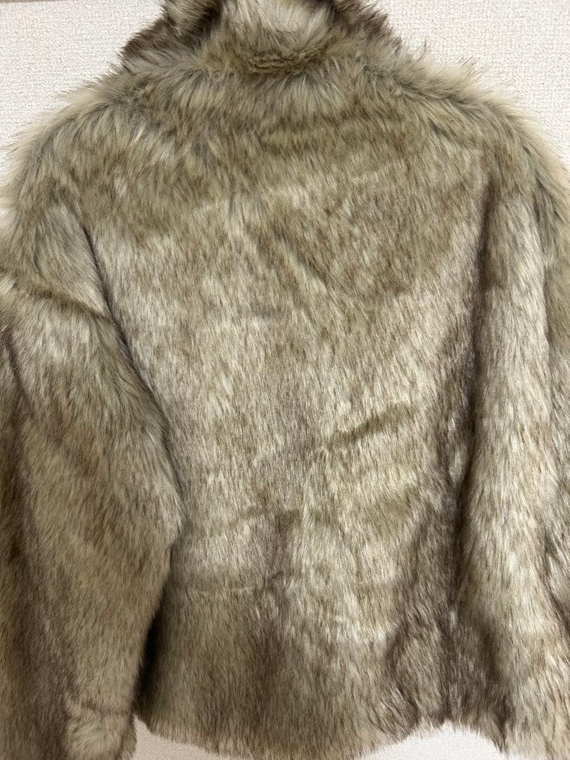 Ungrid ボリュームデザインファーコート　アングリッド