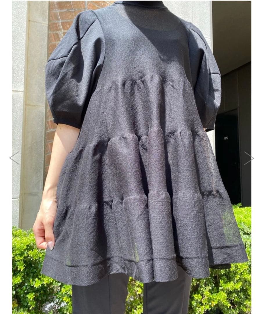 美品♡アドーア♡ADORE♡シアーチュニック♡ブラック
