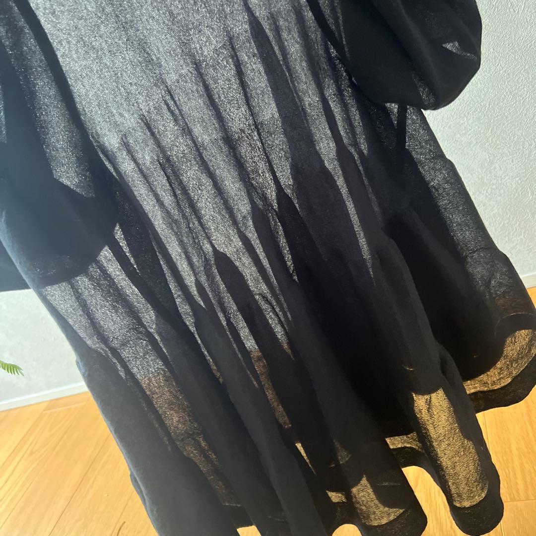 美品♡アドーア♡ADORE♡シアーチュニック♡ブラック
