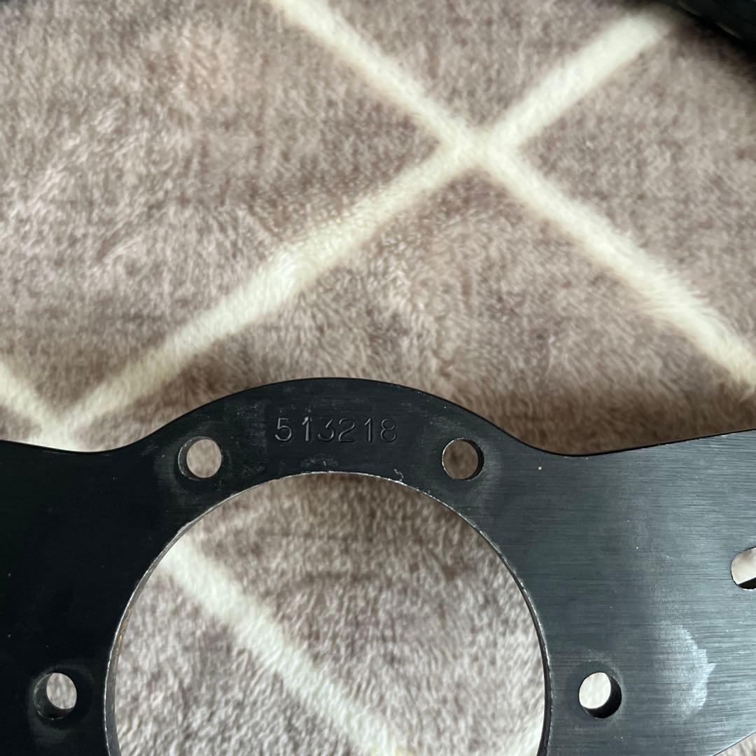 【中古】NARDI ナルディ クラシック ブラックレザー＆ブラックスポーク 33