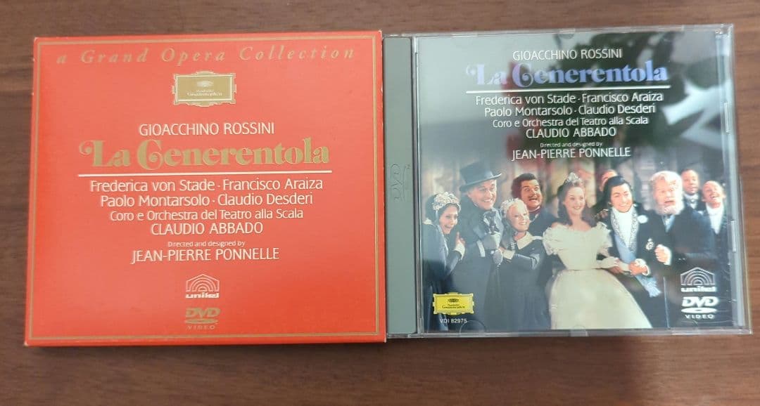 ロッシーニ:歌劇「シンデレラ(チェネレントラ)」　アバド指揮　DVD 日本語字幕