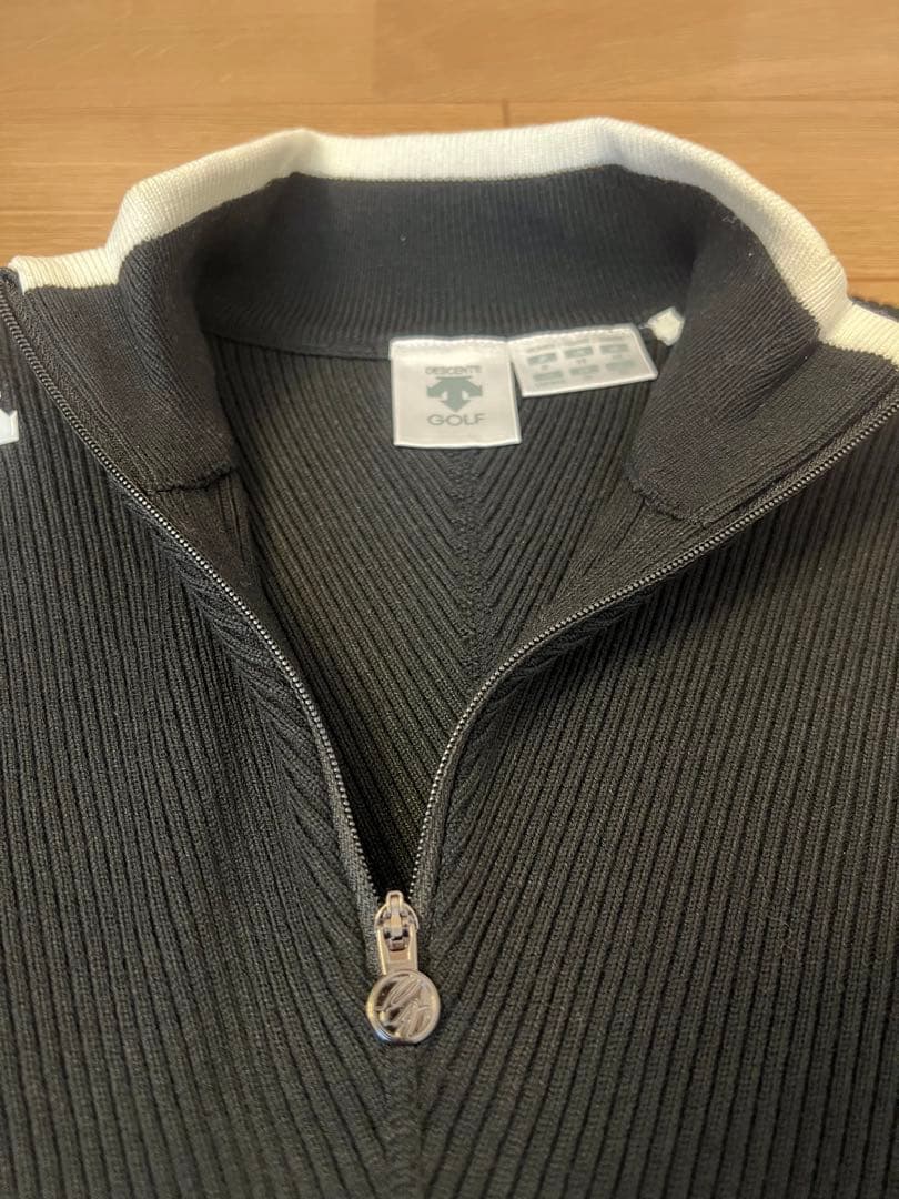 DESCENTEGOLF ジップスタンドセーター
