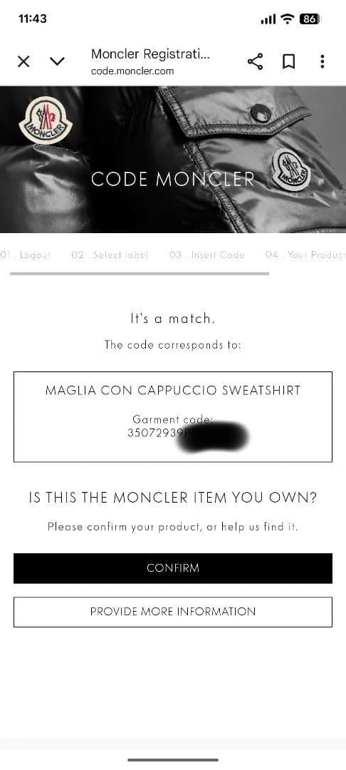 【美品　鑑定済】モンクレール　パーカ　サイズS　レディース　メンズ　ユニセックス