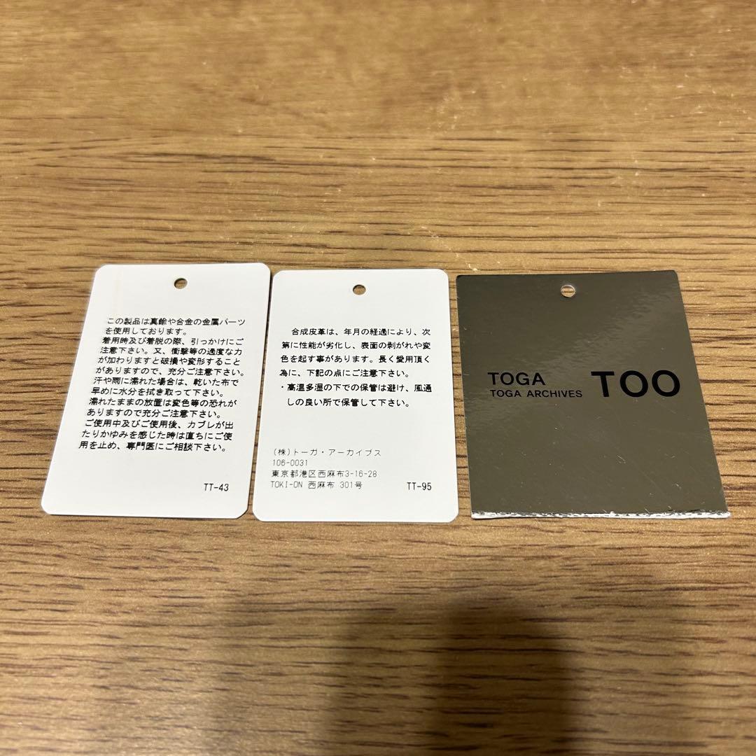 TOGA TOO Leather headband カチューシャ