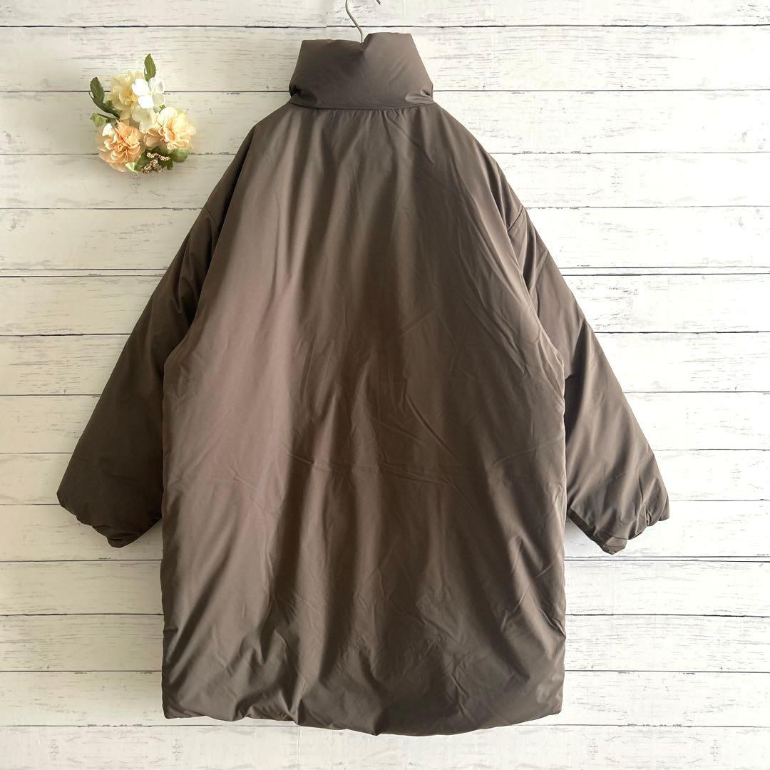MUJI 無印良品 水を弾くスタンドカラーダウンコートオーバーサイズ男女