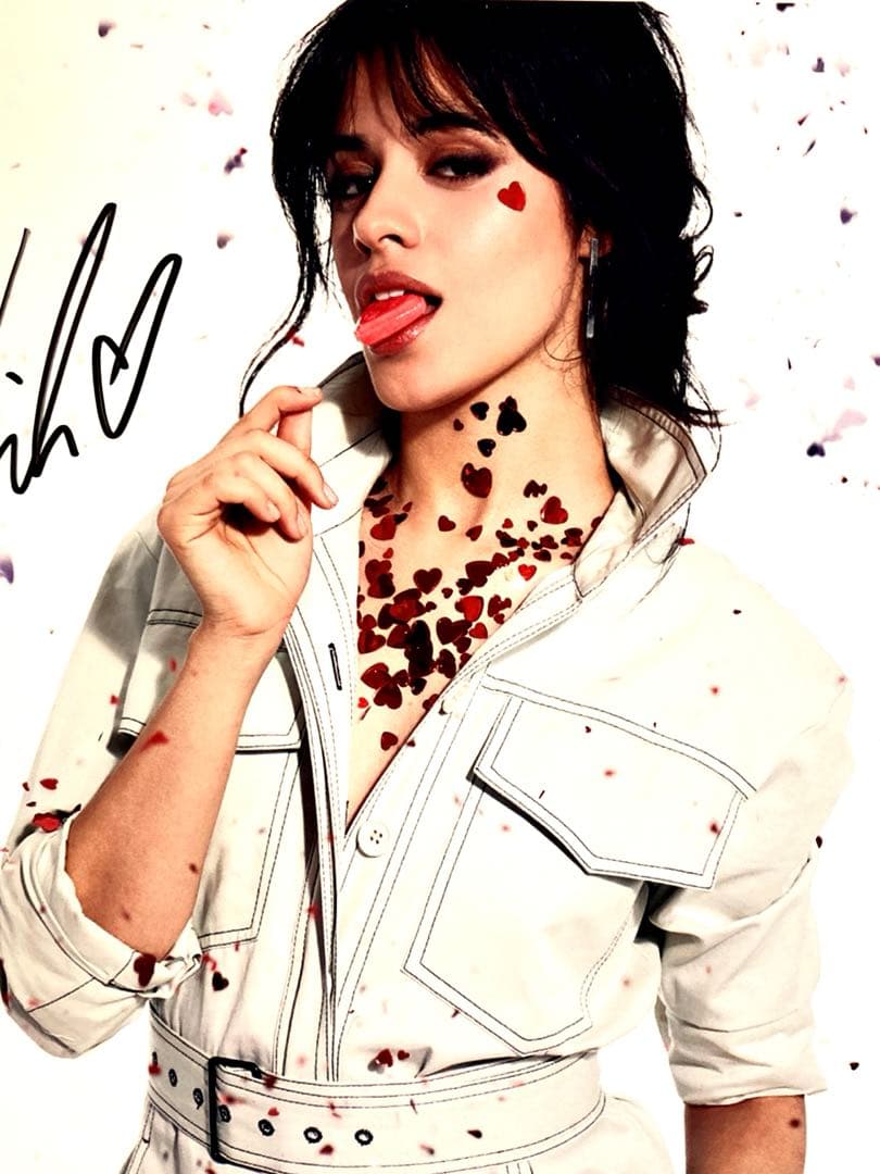 カミラ・カベロ直筆サイン入り超大型写真…Camila Cabello…