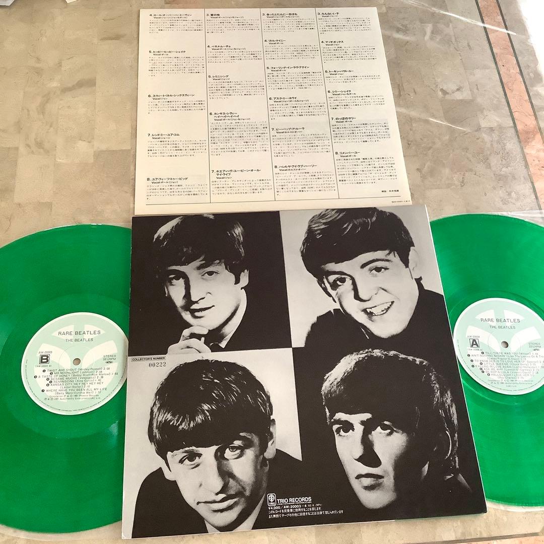 レア!レコード新品! 完全限定発売 極初期プレス ビートルズ グリーンレコード