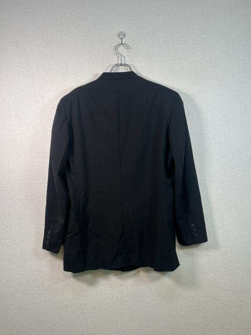 ISSEY MIYAKE MEN ノーカラージャケット ブラック 52