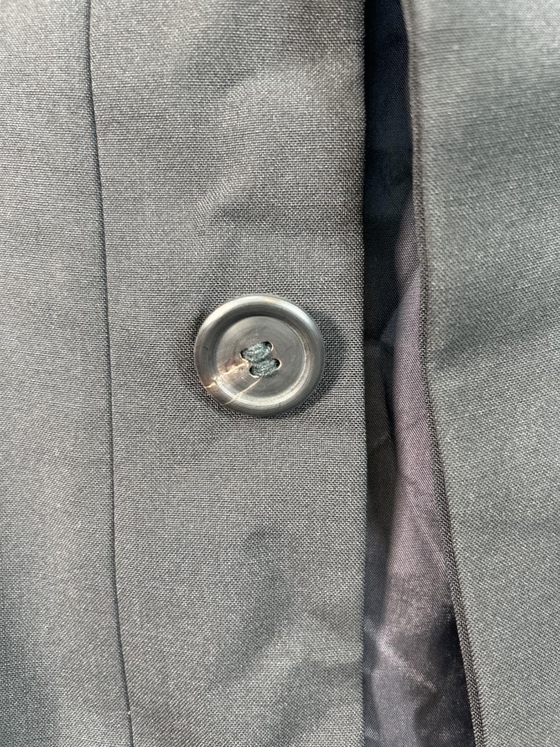 ISSEY MIYAKE MEN ノーカラージャケット ブラック 52