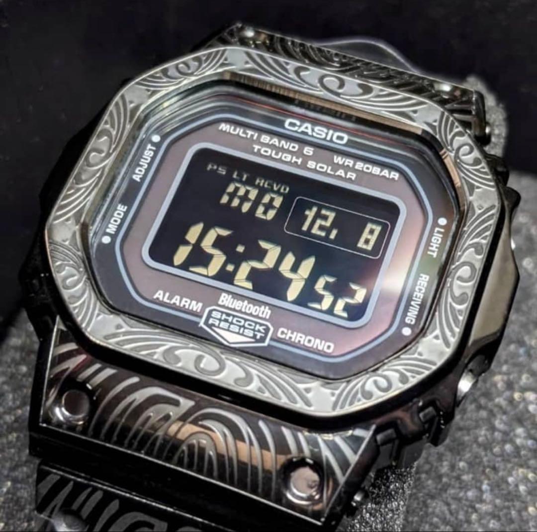 G-SHOCK GW-B5600HR Gショック フルメタル カスタム品