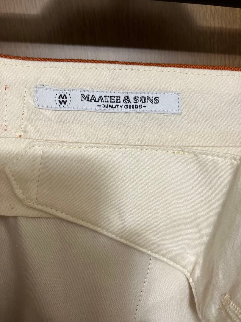 新品未使用 MAATEE&SONS 柿乃葉 EX. マーベリック サイズ1