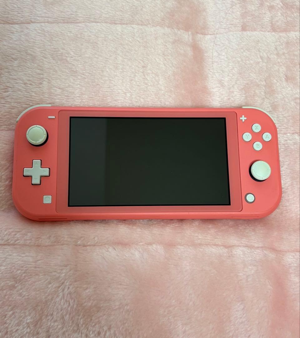 Nintendo Switch Lite ピンク 充電器、箱付き