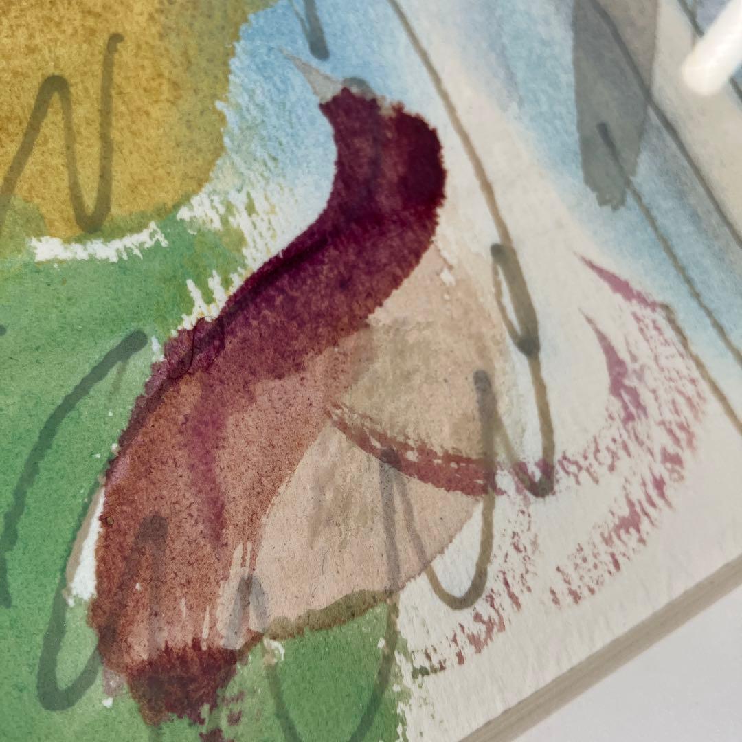 水森亜土 水彩画 裸婦 額入り