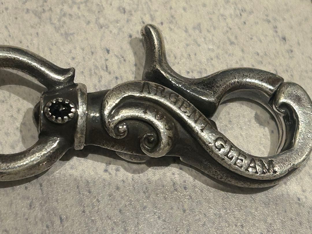 定33万⭐︎ARGENTGLEAMアージェントグリームウォレットチェーンAC-61