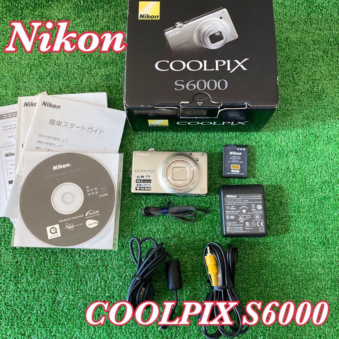 【美品動作確認済み】Nikon COOLPIX S6000