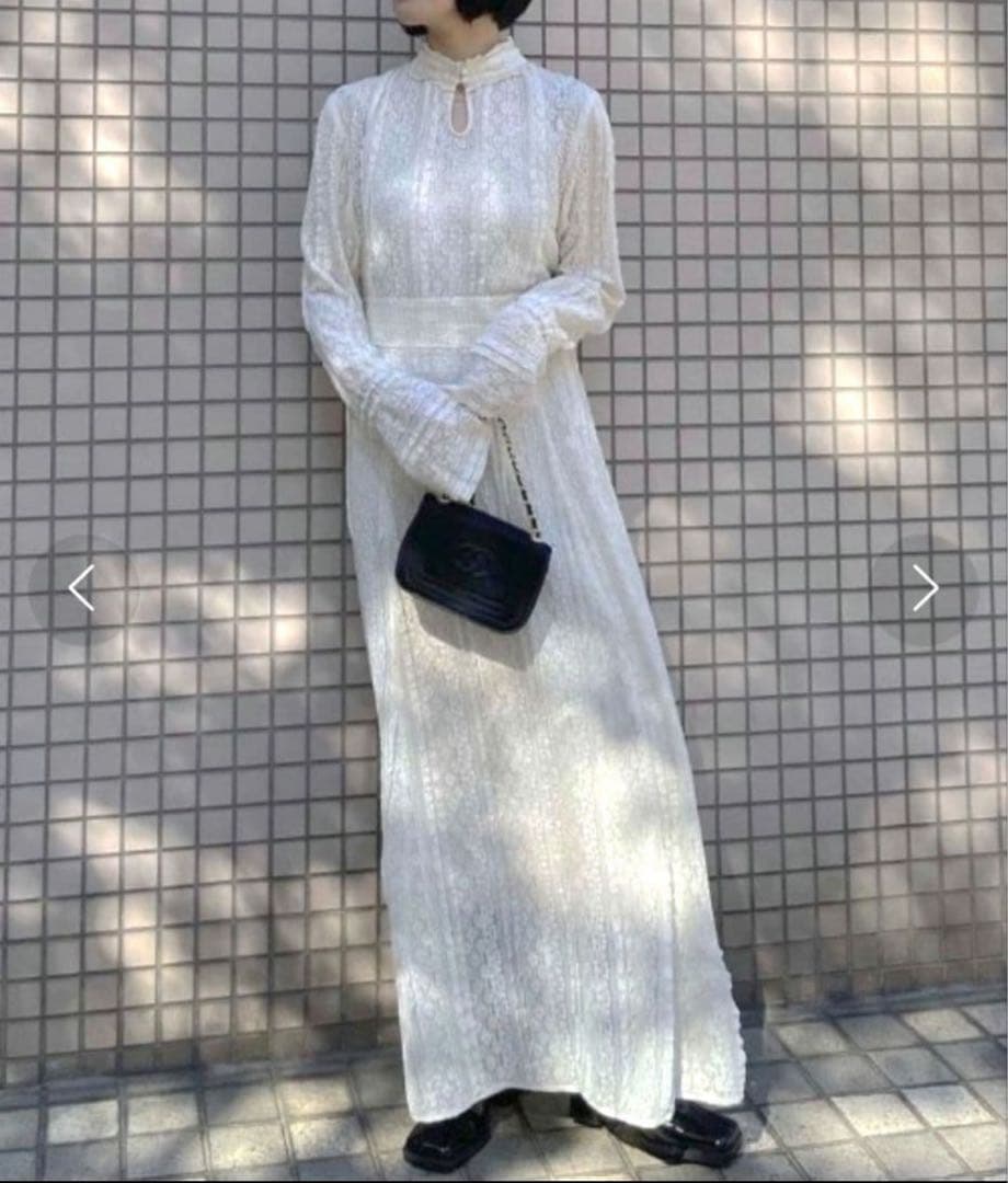 ワンピース Ameri VINTAGE VINTAGE LIKE LACE DRESS