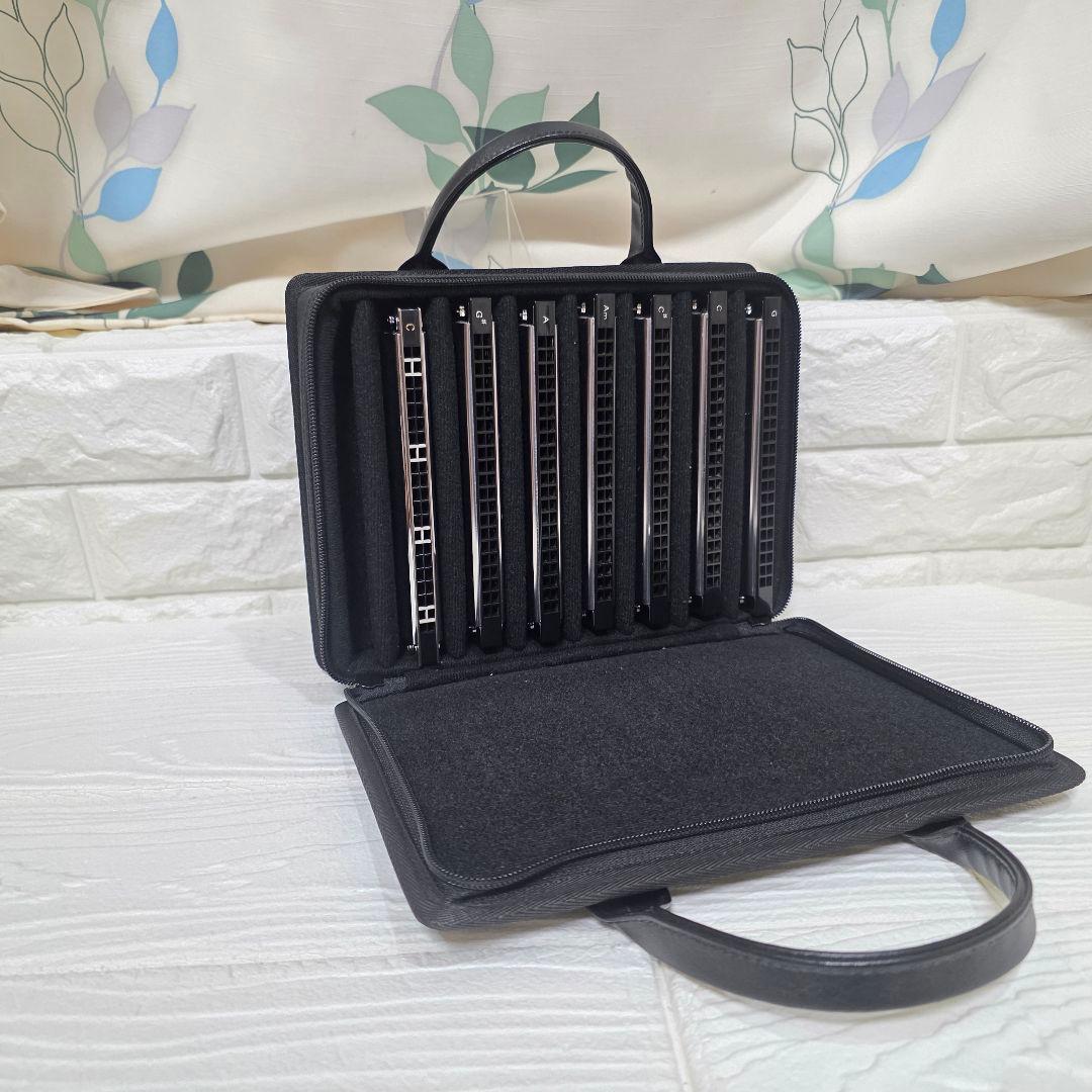 292】M. SUZUKI Humming トレモロハーモニカ　７本　TOMBO