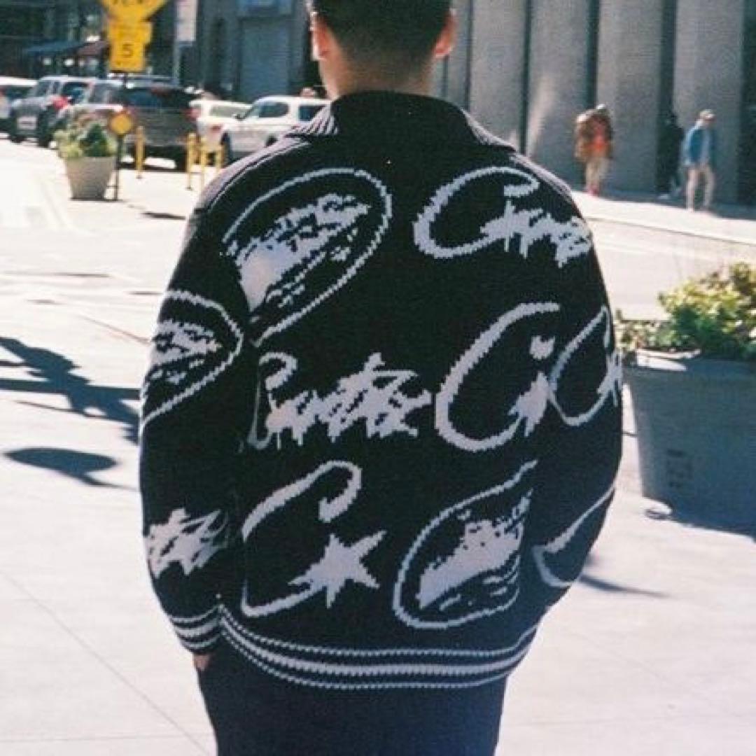 トップス Corteiz VVS Jacquard Knit Zip