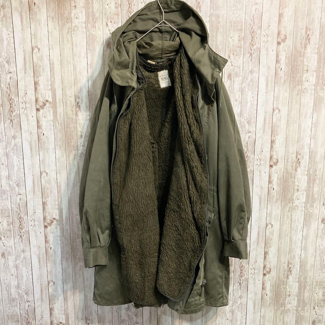 良品✨フランス軍 M64 モッズコート ライナー付き カーキ 古着 108L
