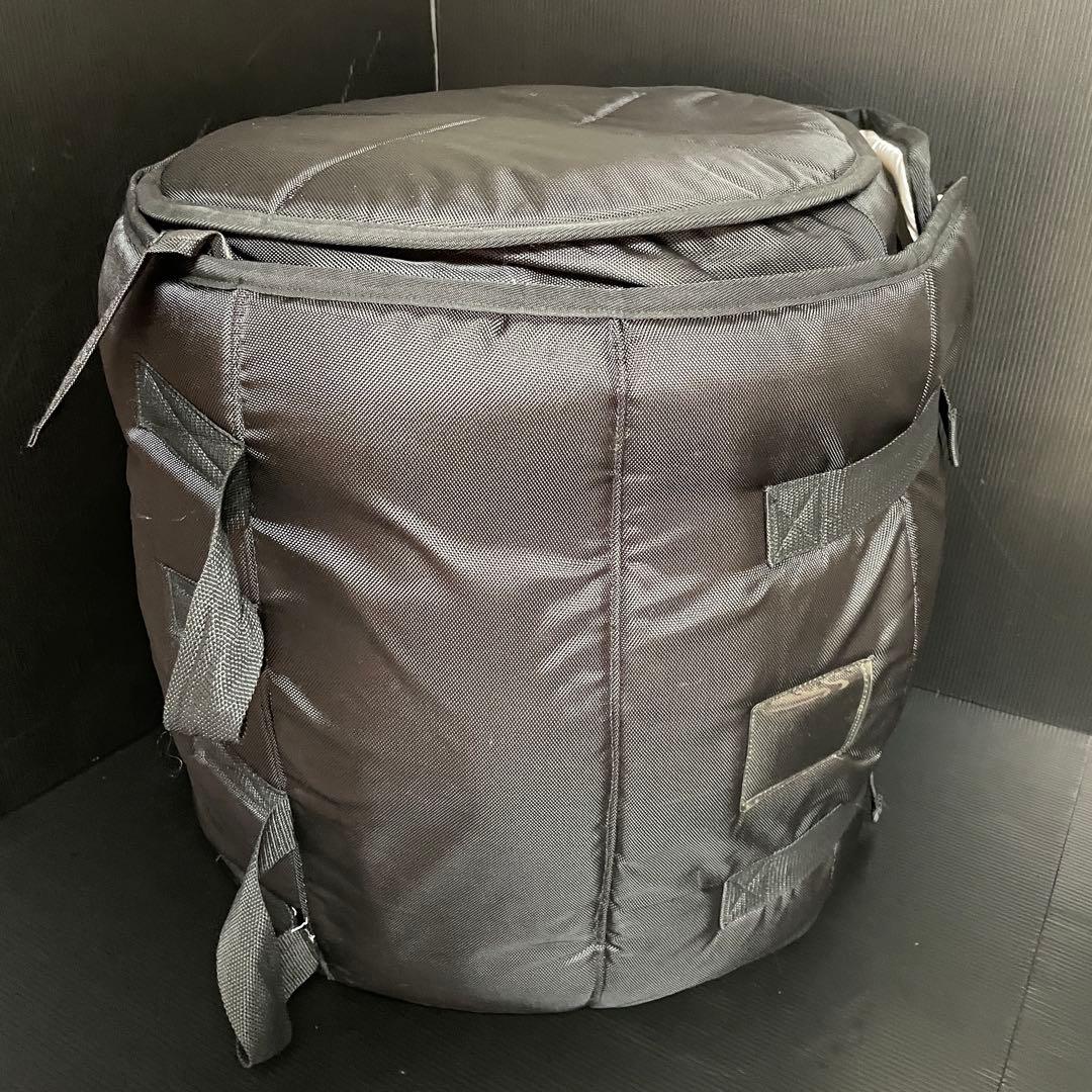 美品 和太鼓 長胴太鼓 宮太鼓 一尺五寸 46cm 二尺 約60cm 耳付 袋