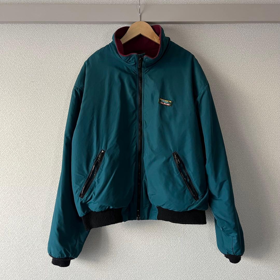 80s 90s L.L.Bean warm up jacket used 古着