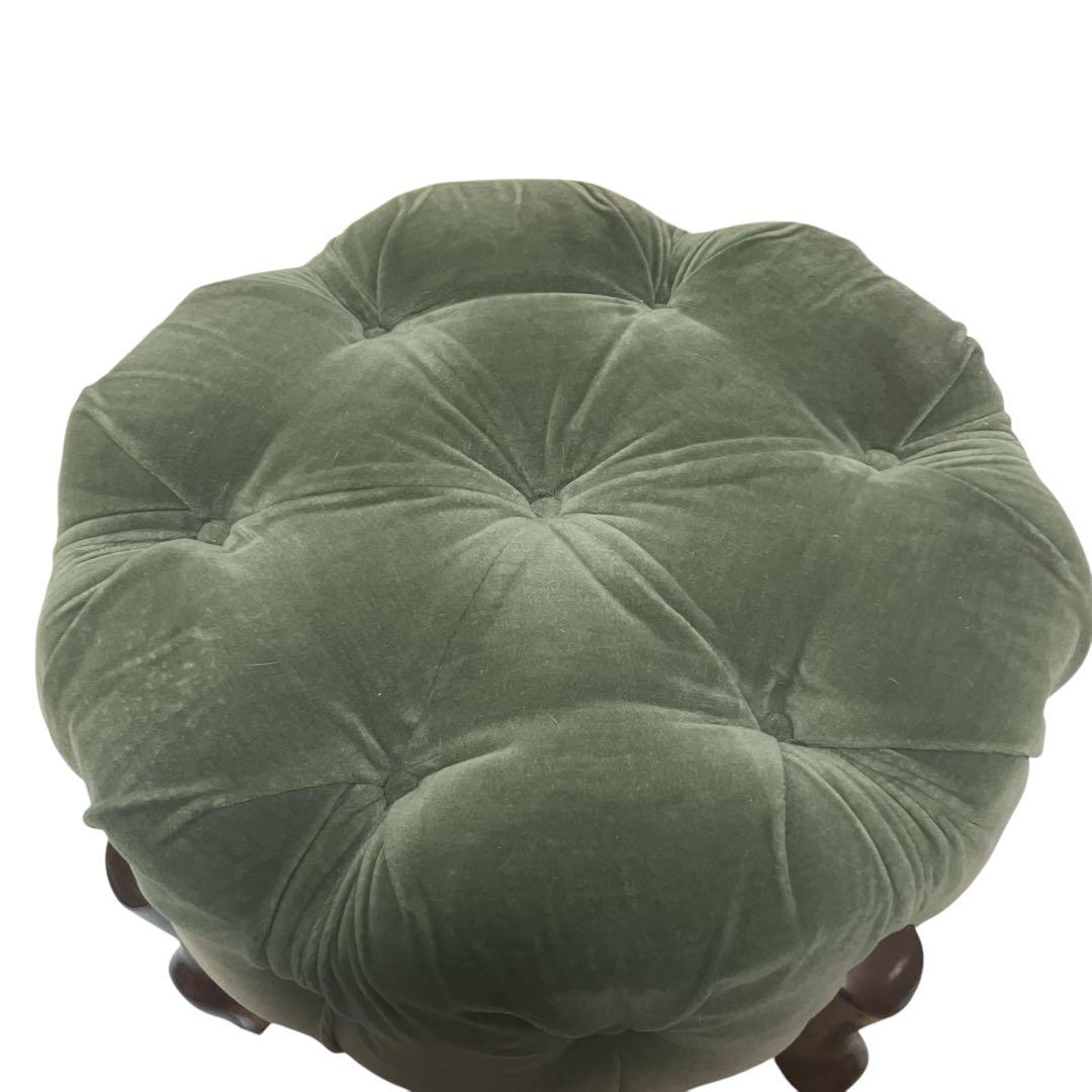 maruni マルニ家具オットマンスツール　猫脚ベルサイユGシリーズ　希少レトロ