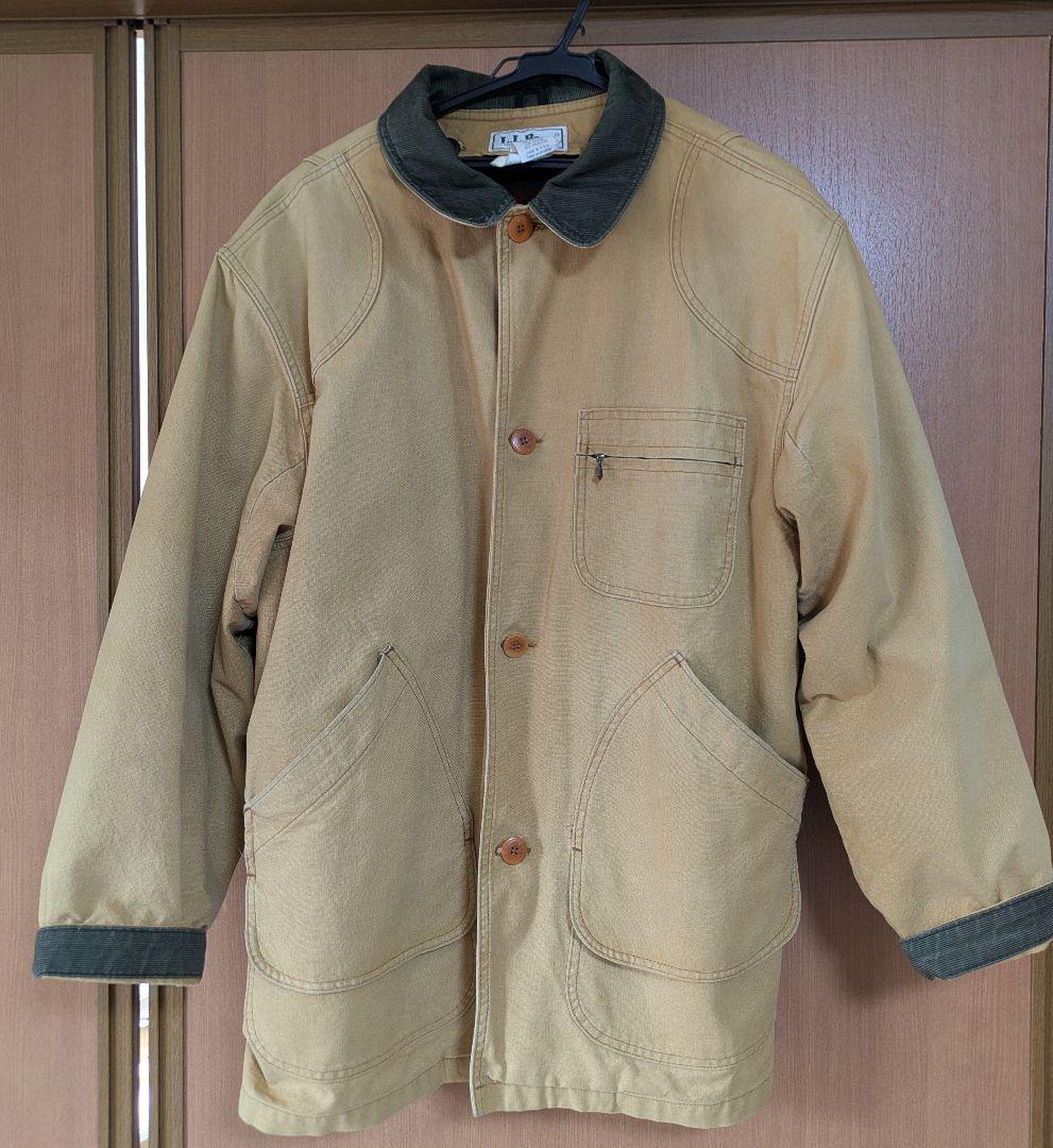 ゆ*き様 90s USA製 L.L.Bean ウールライナー付き茶Lハンティング