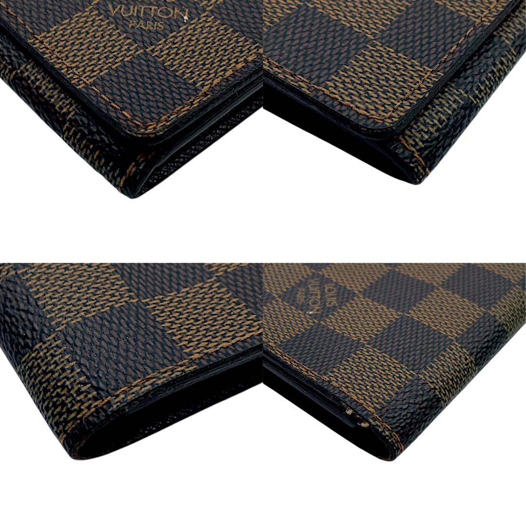 【美品】ルイヴィトン 名刺入れ　カードケース ヴィジット　ダミエエベヌ