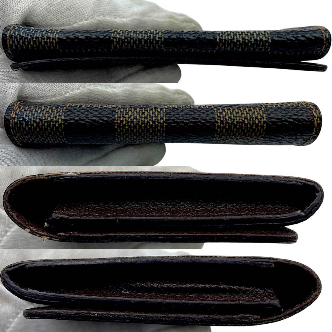 【美品】ルイヴィトン 名刺入れ　カードケース ヴィジット　ダミエエベヌ