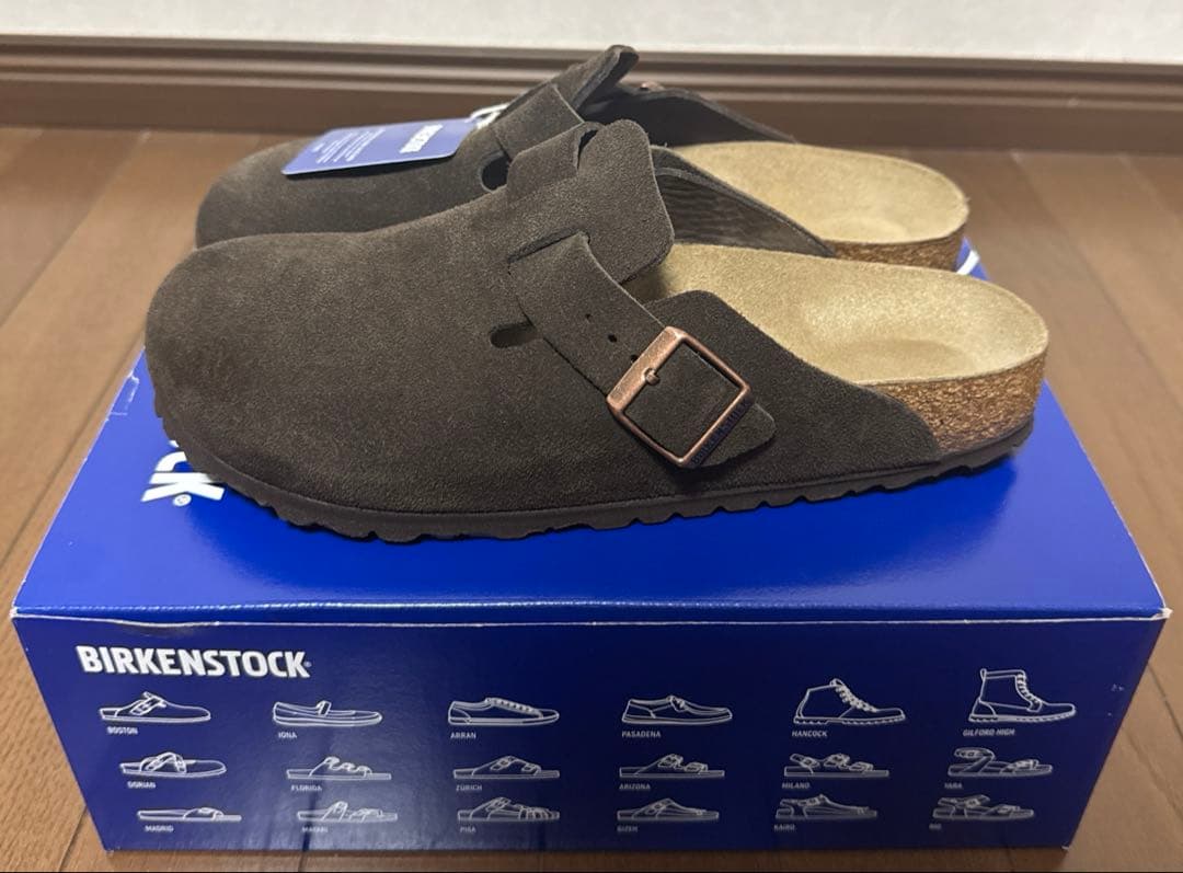 BIRKENSTOCK ビルケン Boston モカ 41 ナロー幅