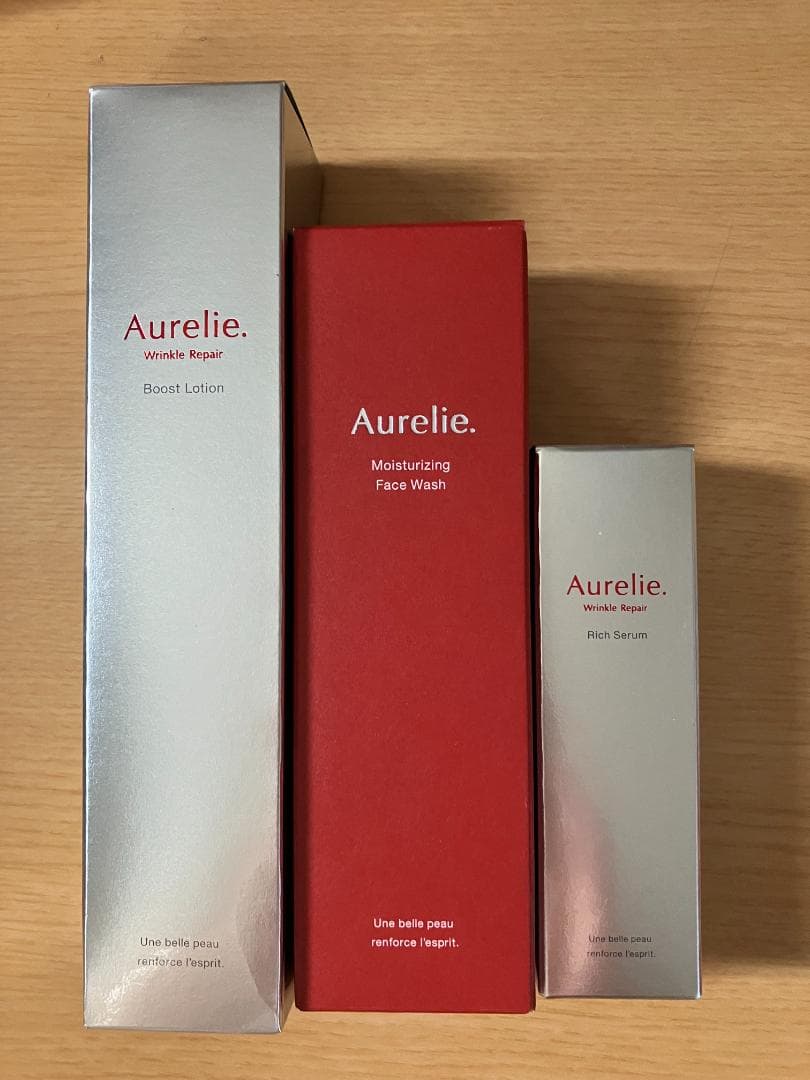 Aurelie オレリー プレミアムエイジングケア 洗顔・化粧水・美容液・パック