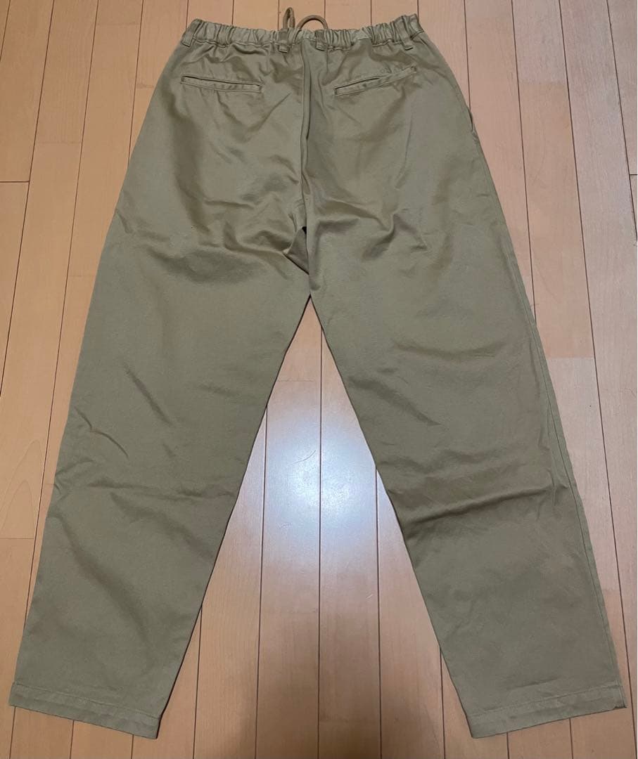 ハリウッドランチマーケット ワンタック イージー チノ トラウザー