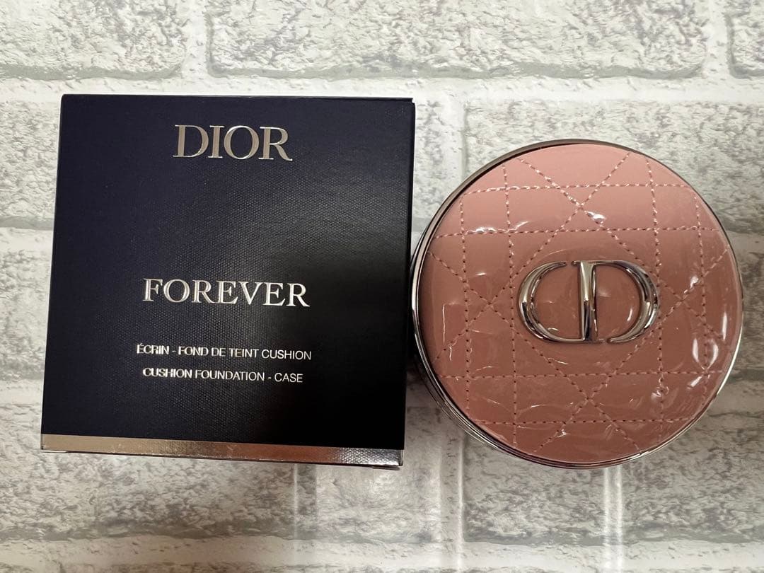 DIOR☆ディオール☆FOREVERクッションケース☆限定ピンクカナージュ☆新品