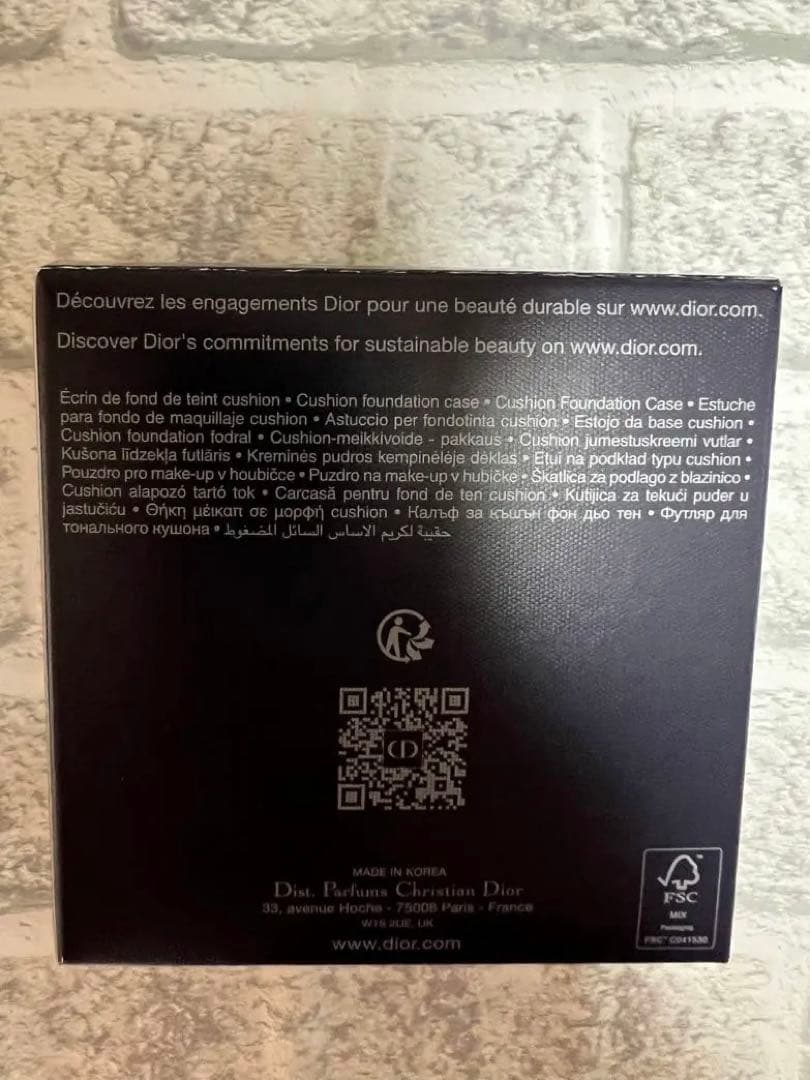 DIOR☆ディオール☆FOREVERクッションケース☆限定ピンクカナージュ☆新品