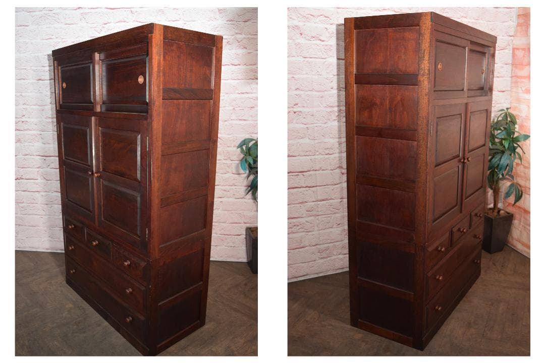 松本民芸家具 和箪笥 着物タンス ミズメザクラ D型