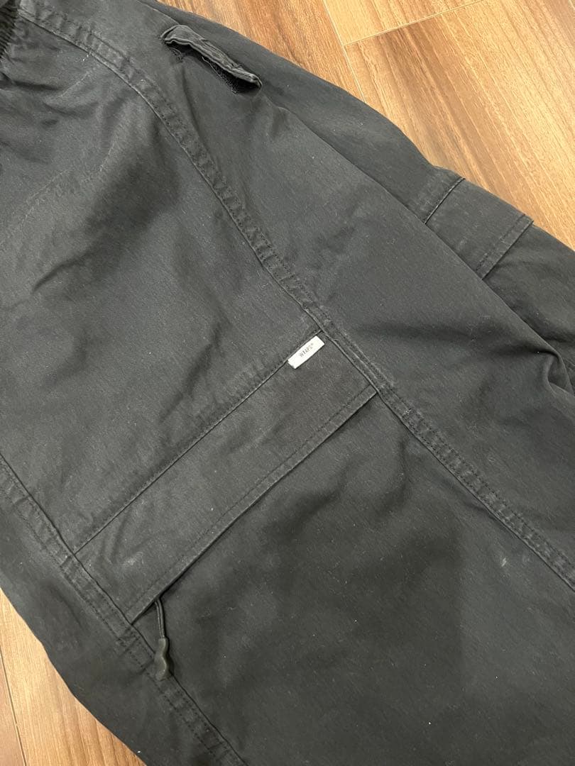 h*a様 WTAPS TRACKS TROUSERS ブラック 03 ダブルタッ